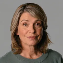 Claire, the presenter